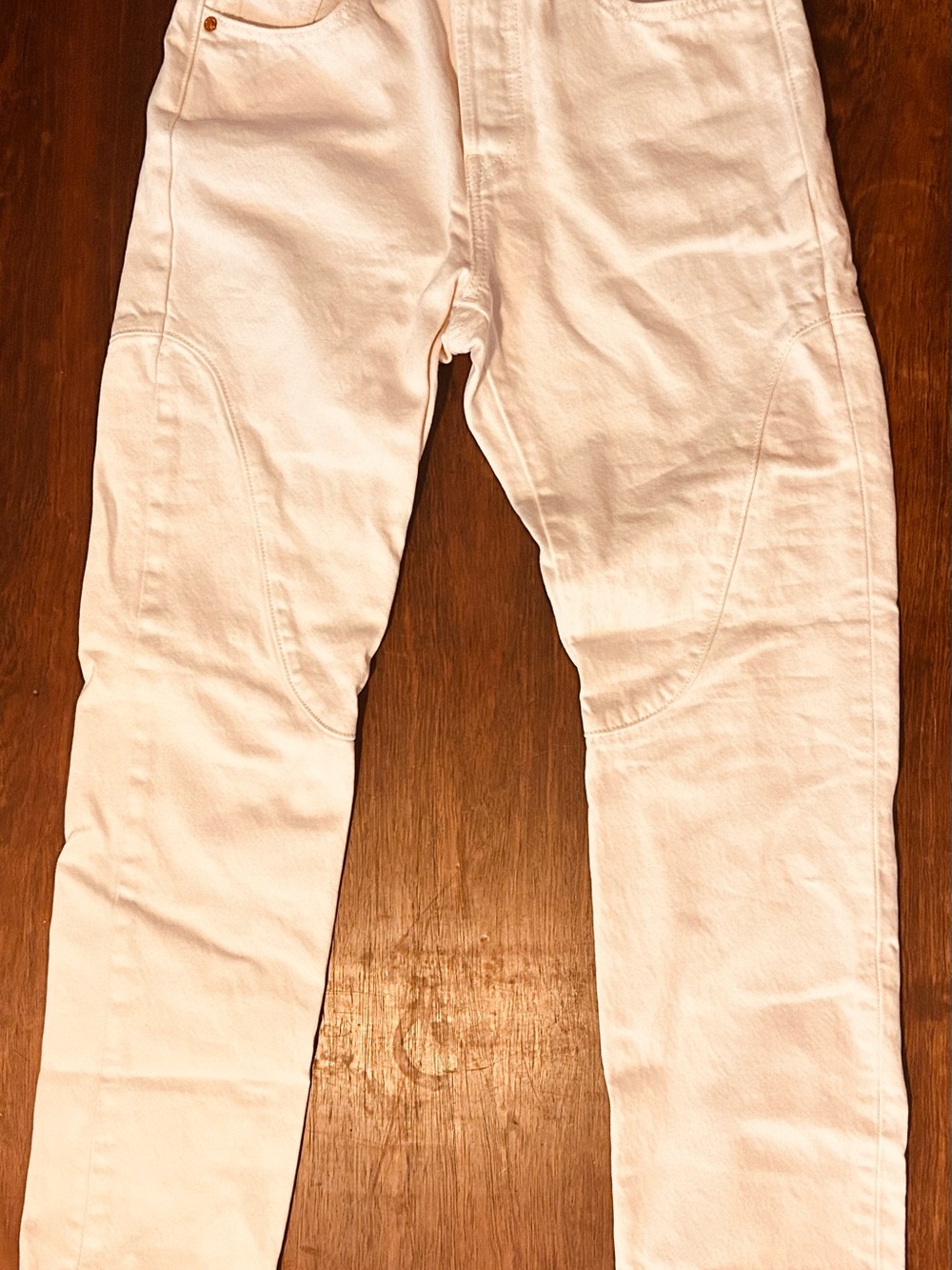 Levi's Women's White Jeans - Slim Fit